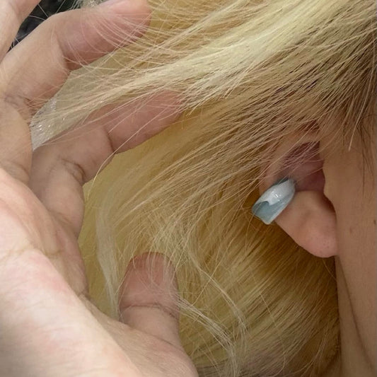 Bridge Of Tears Wide Glass Ear Cuff