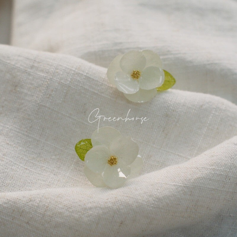 Camellia Flower Earrings