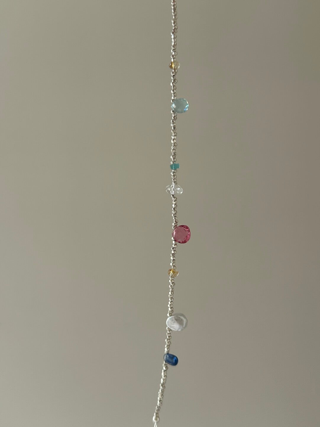 Berry Natural Stone Silver Bracelet - Lumivault
