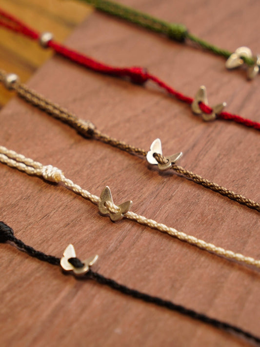 「Chinoiserie」Butterfly Braided Bracelet - Lumivault