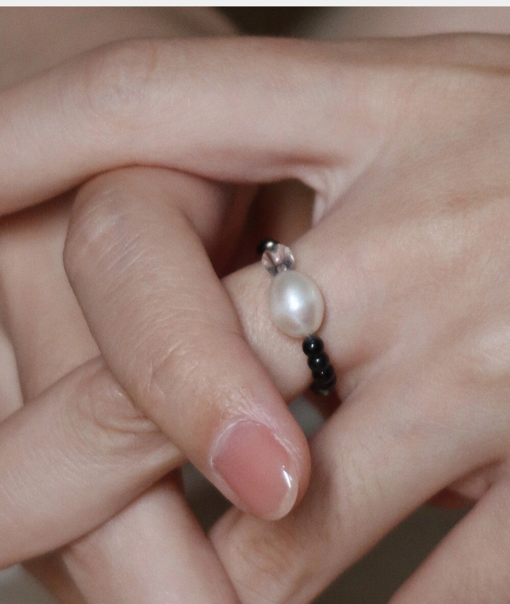 「Chinoiserie」Garden Dream Beaded Ring - Lumivault