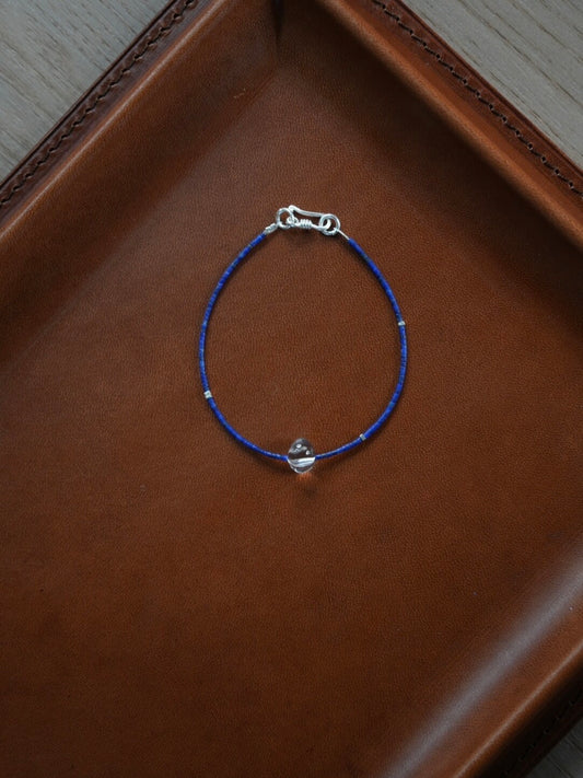 Freesia Lapis Lazuli Beaded Bracelet - Lumivault