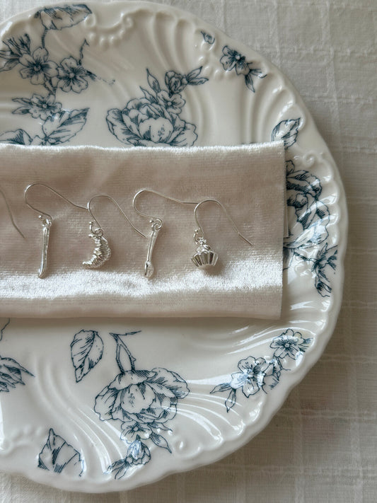 High Tea Party Cute Tableware Single Earring - Lumivault