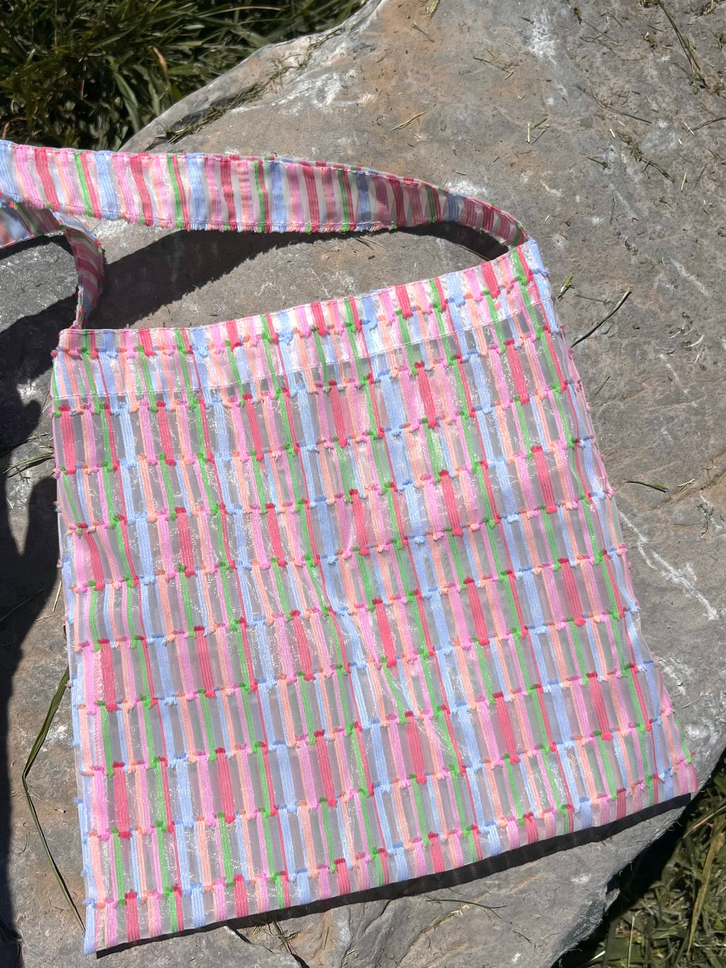 Dreamy Organza Sheer Mesh Crossbody Bag - Lumivault