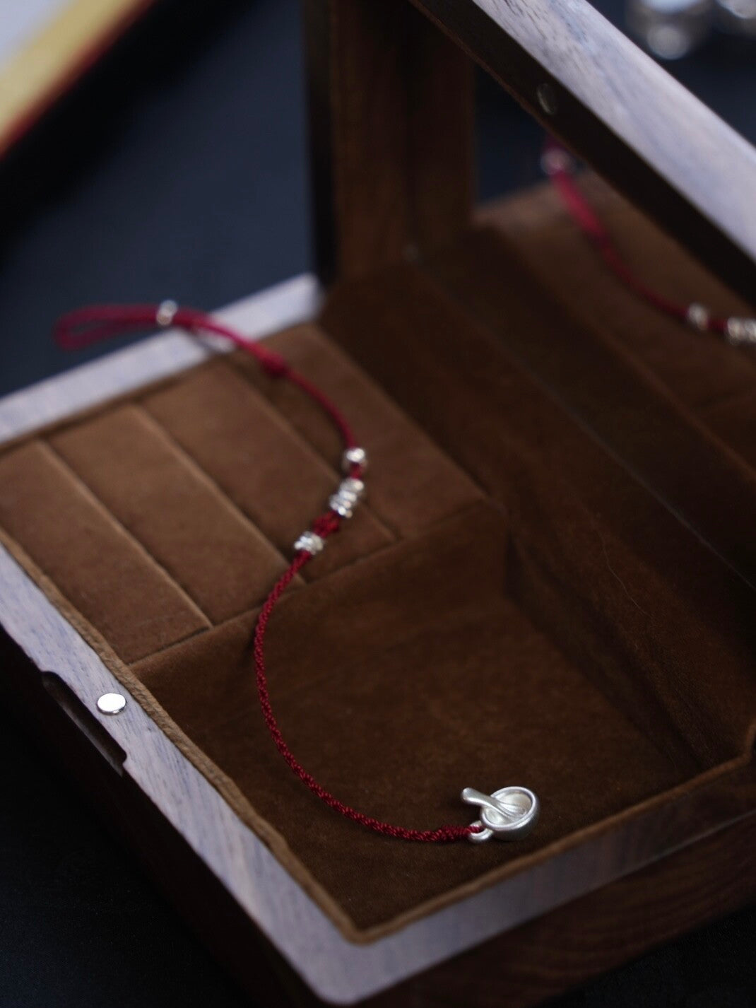 Silver Bowl Charm Braided Bracelet - Lumivault