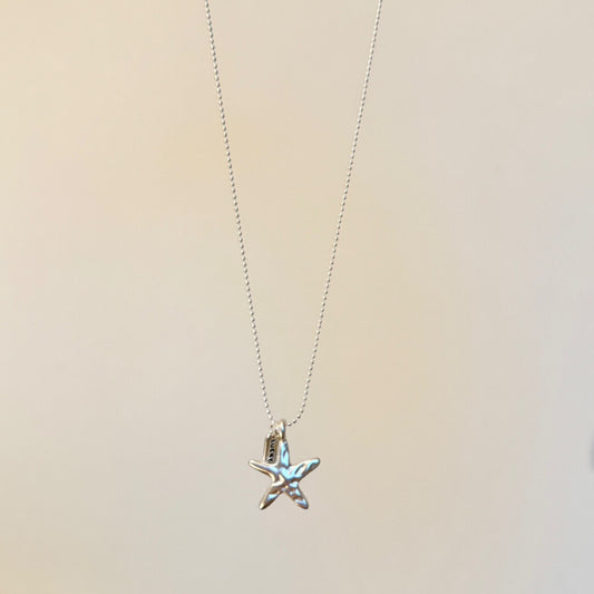 Starfish Shell Stacking Necklace