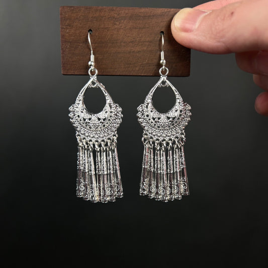 Tribal Bell Collar Earrings