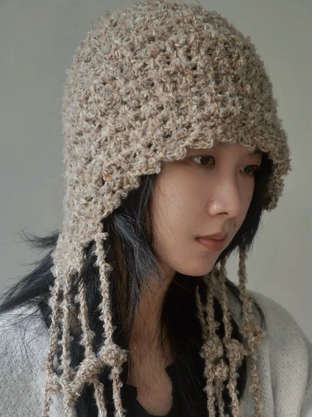 Warm Tassel Earflap Knit Hat | GL43JC - Lumivault