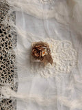 Vintage French Lace Textile Ring No. 5 | GL26JU - Lumivault