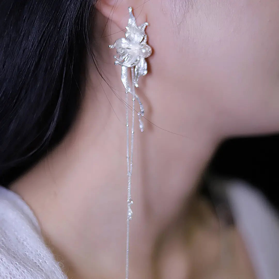 Orchid Mustard Sterling Silver Earrings | US1010ER