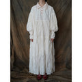 Textured Ivory Tie Dress | RL01JN