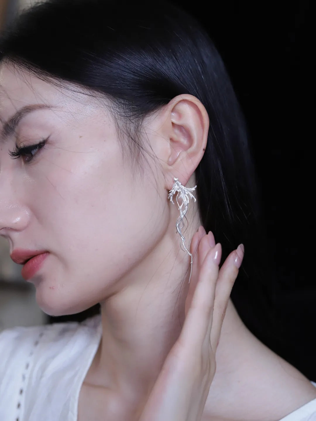 Little Luan Bird Sterling Silver Earrings | US1002FW