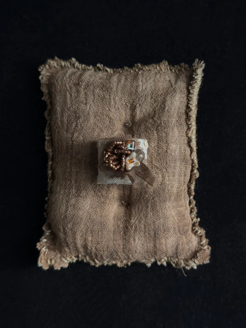 Vintage French Lace Textile Ring No. 5 | GL26JU - Lumivault