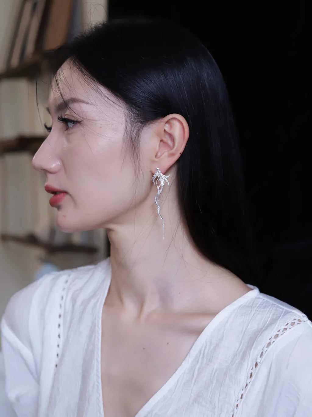 Little Luan Bird Sterling Silver Earrings | US1002FW