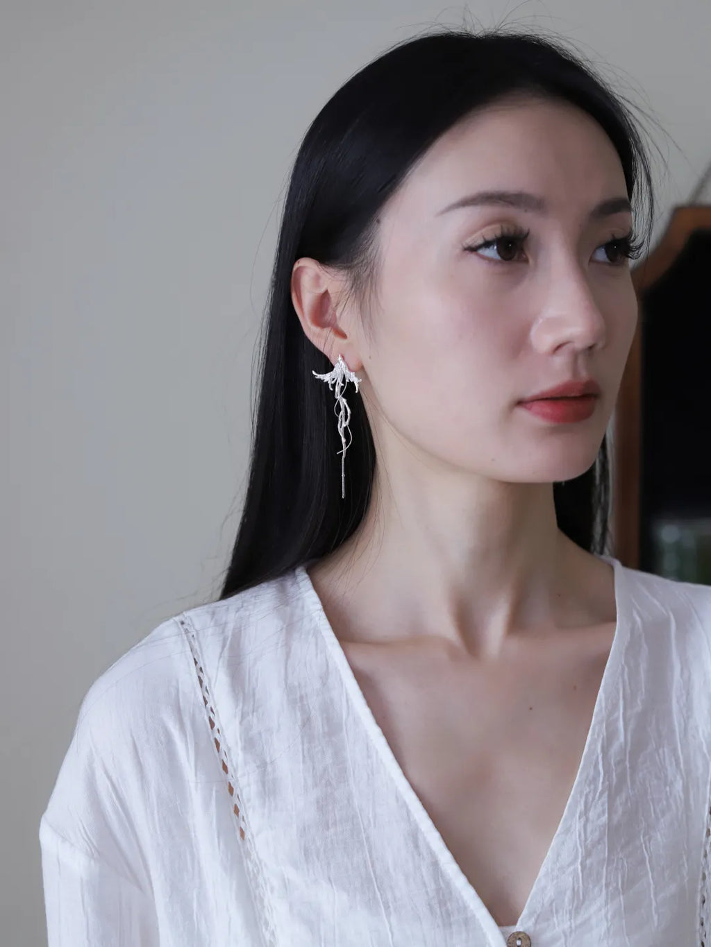 Little Luan Bird Sterling Silver Earrings | US1002FW