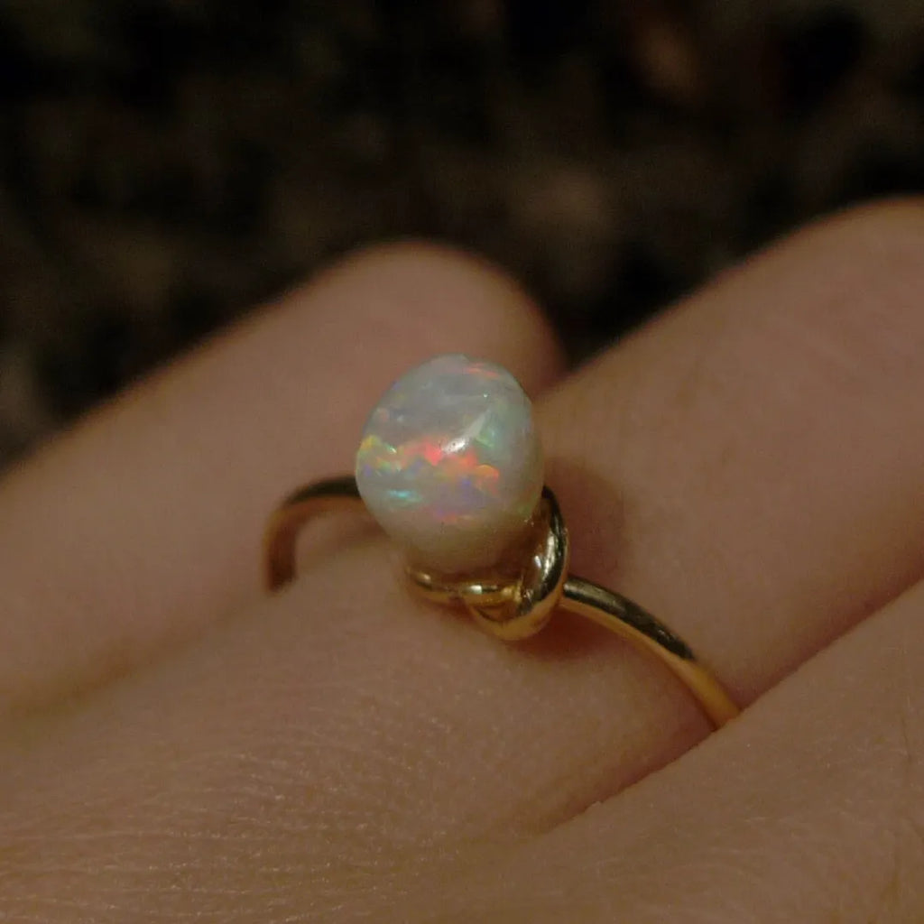 Luminous Secret Opal Acrylic Ring | GL29II - Lumivault