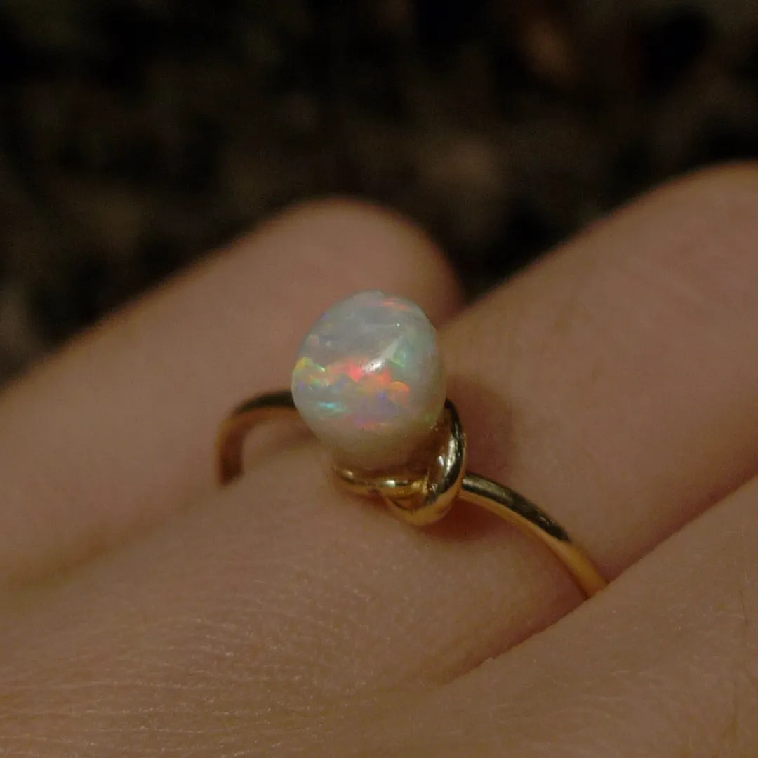 Luminous Secret Opal Acrylic Ring | GL29II - Lumivault