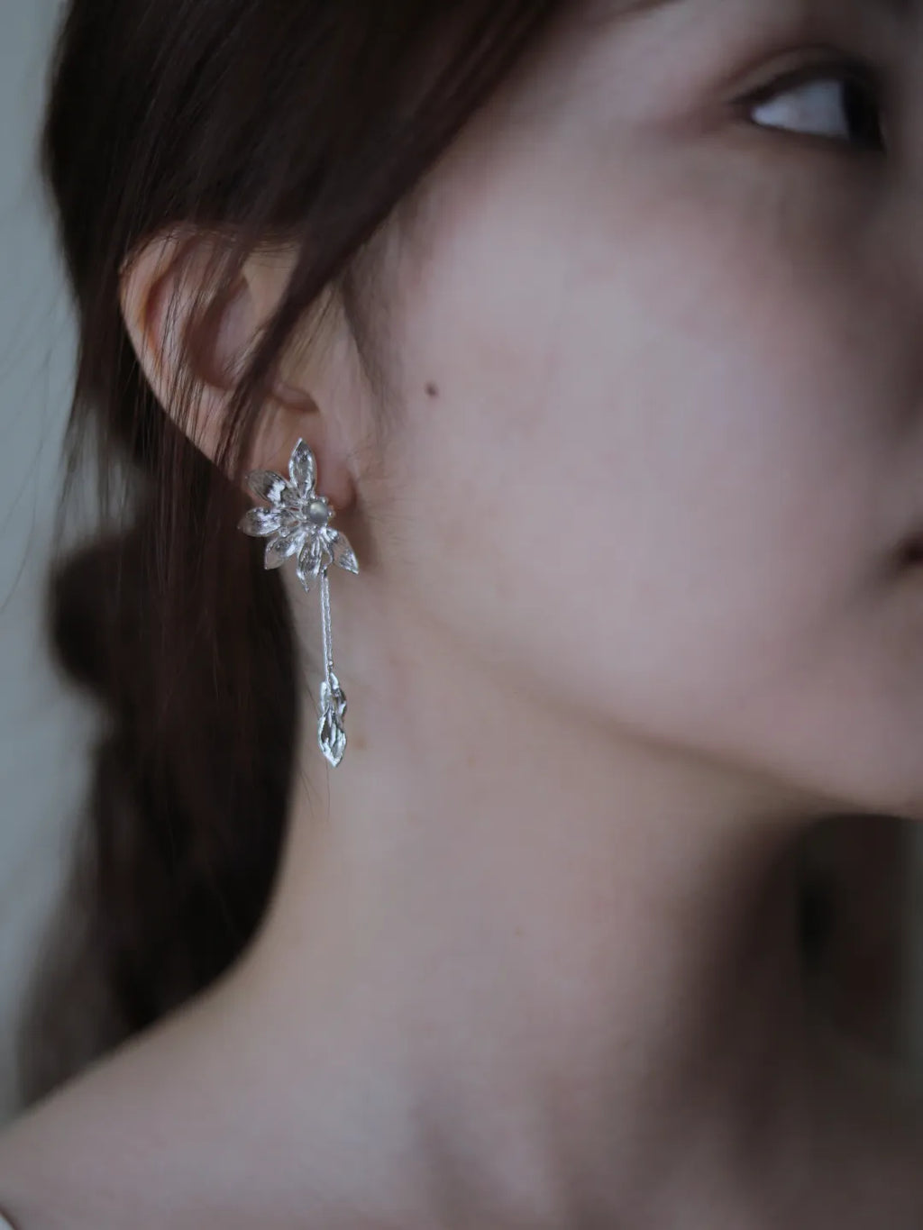 Moon Sunflower Sterling Silver Jewelry | US1007CQ