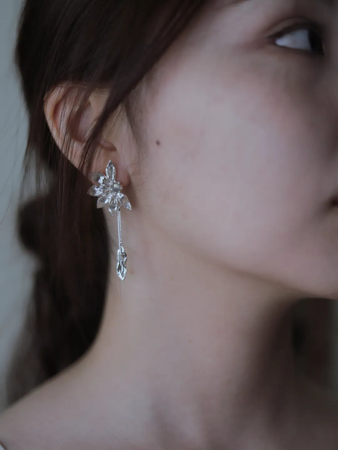Moon Sunflower Sterling Silver Jewelry | US1007CQ