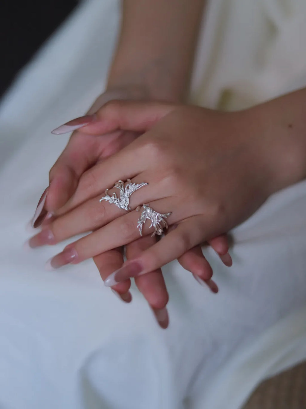 Qi Luan Sterling Silver Ring Set | US1016CK