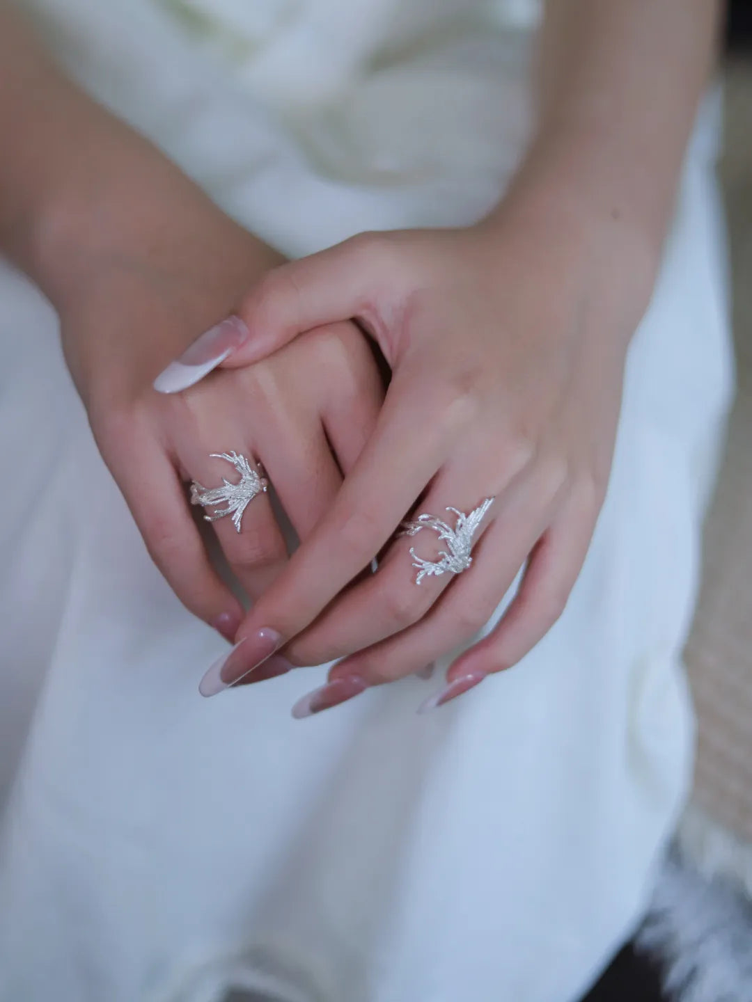 Qi Luan Sterling Silver Ring Set | US1016CK