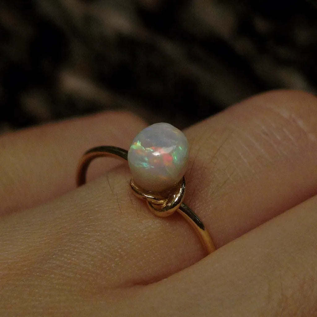 Luminous Secret Opal Acrylic Ring | GL29II - Lumivault