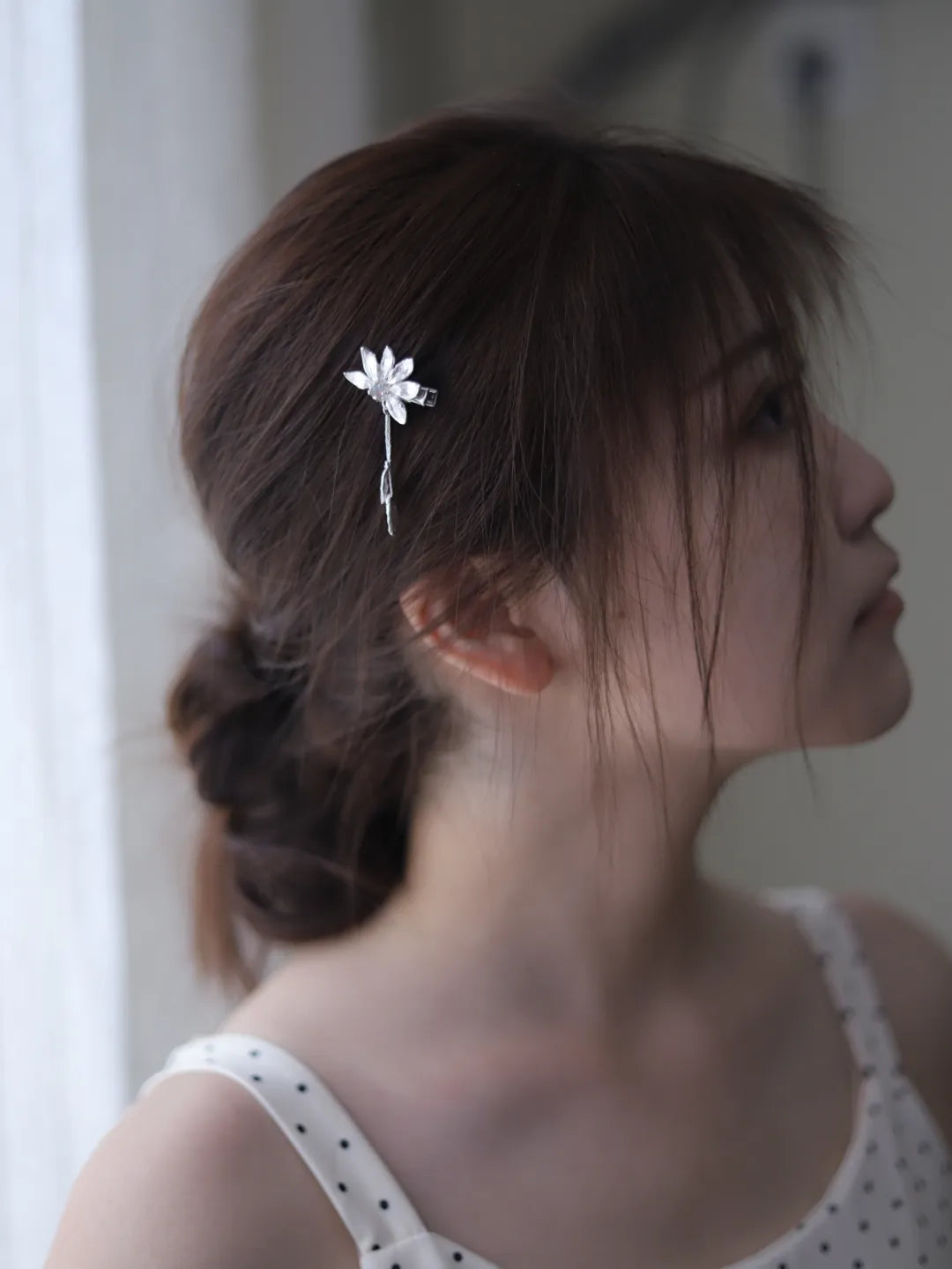 Moon Sunflower Sterling Silver Jewelry | US1007CQ