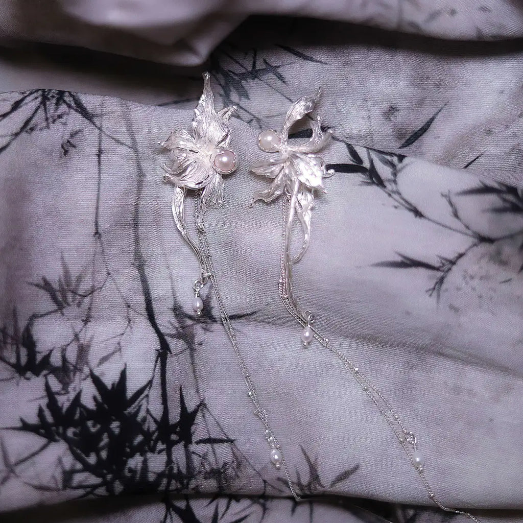 Orchid Mustard Sterling Silver Earrings | US1010ER