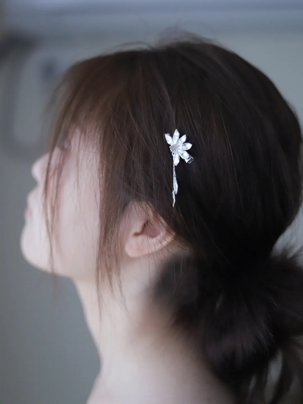 Moon Sunflower Sterling Silver Jewelry | US1007CQ