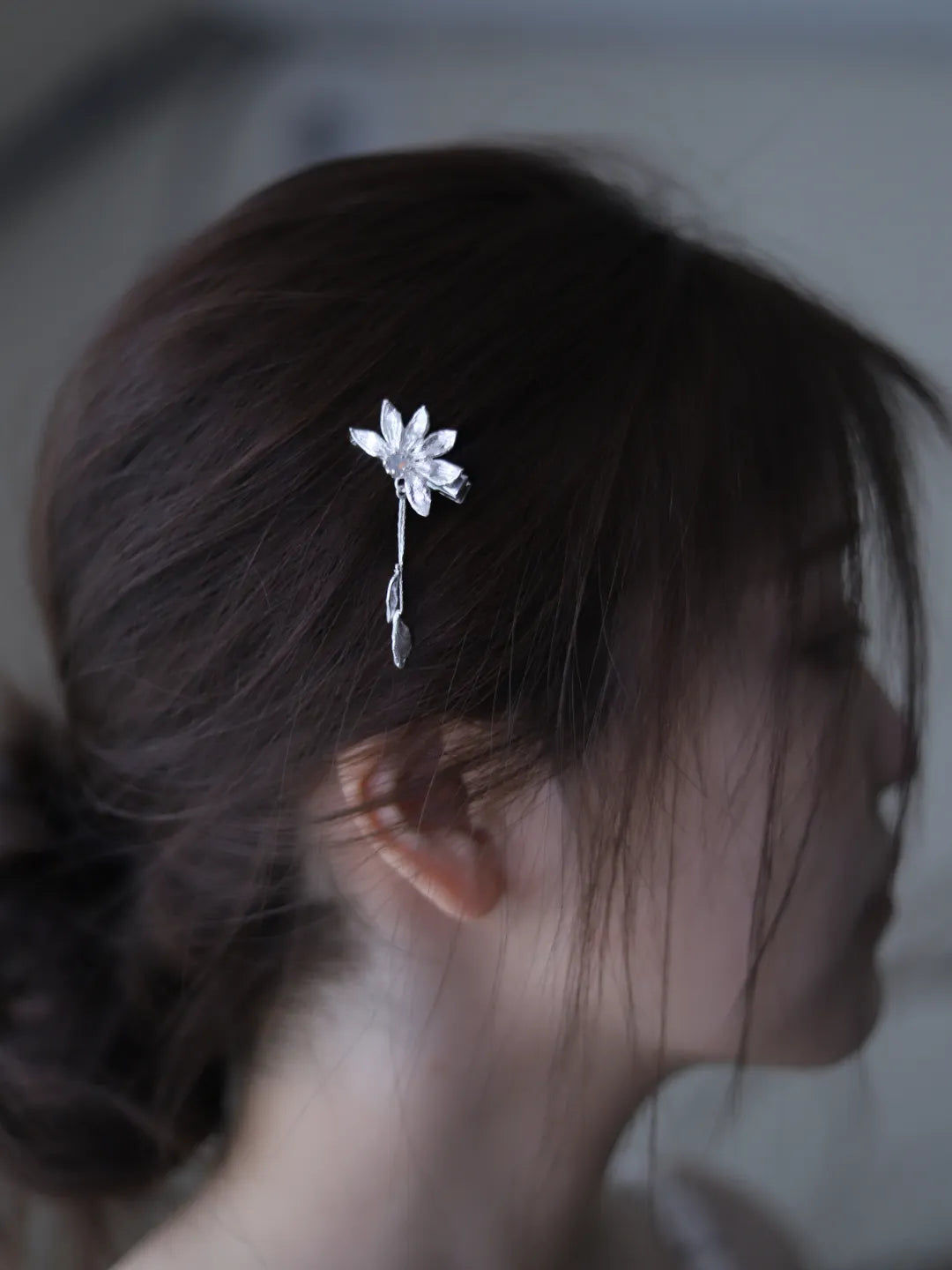 Moon Sunflower Sterling Silver Jewelry | US1007CQ