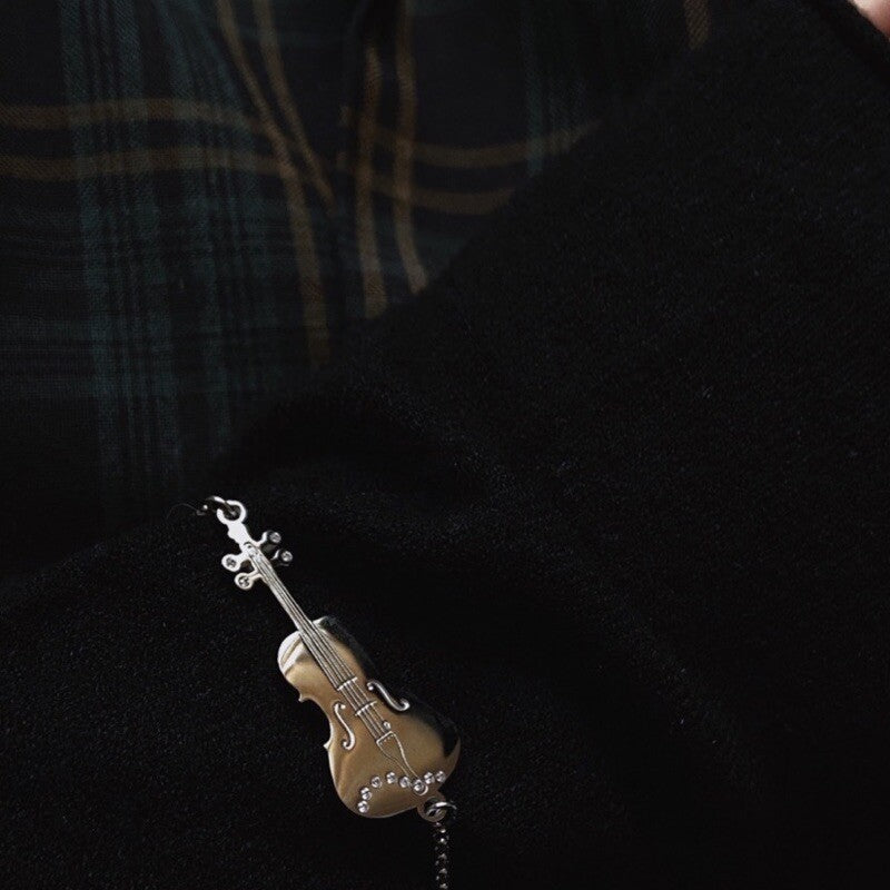 Winter Quartet Violin Cello Bracelet,Lumivault.