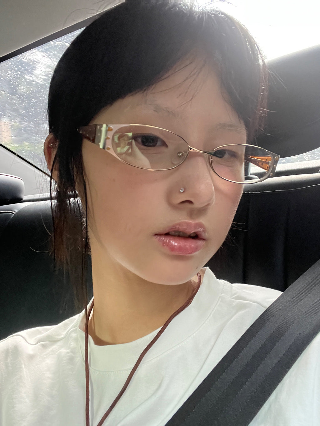 Retro Metal-Riveted Eyeglasses - Lumivault