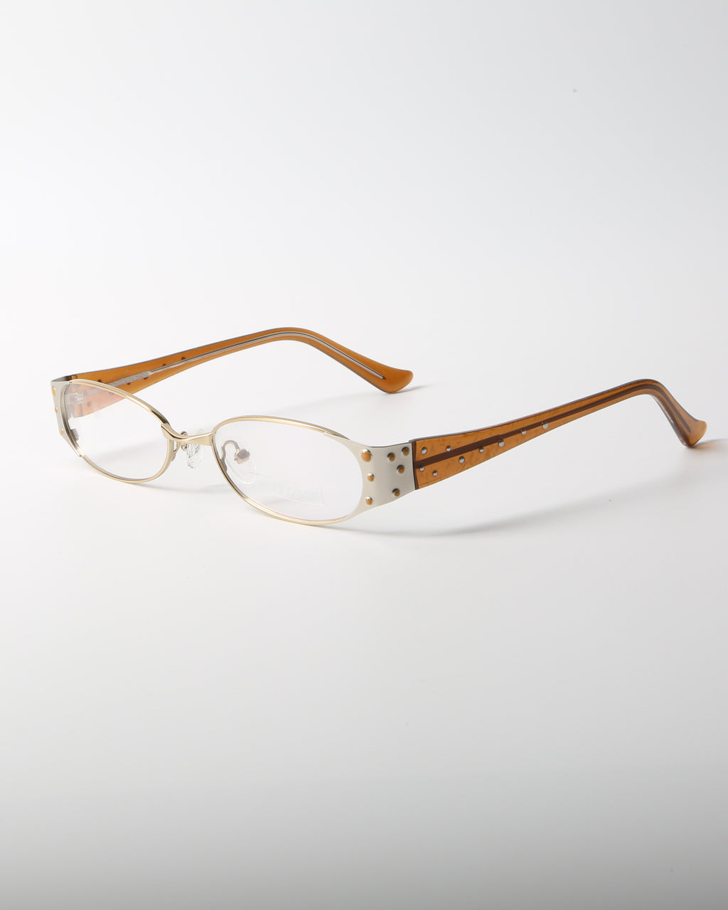 Retro Metal-Riveted Eyeglasses - Lumivault