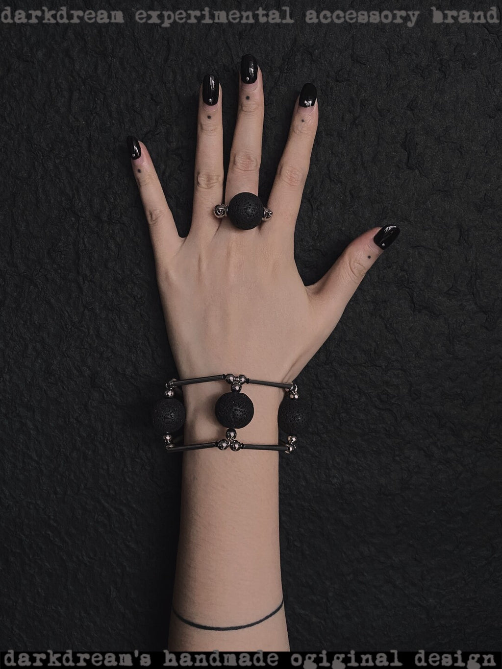 Gothic Tribal Bracelet Ring,Lumivault.