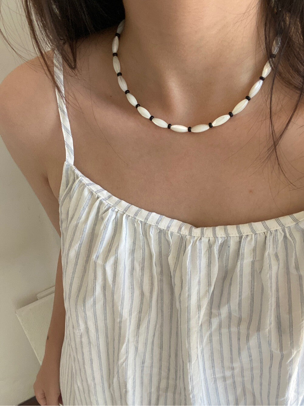 Original White Shell Necklace,Lumivault.
