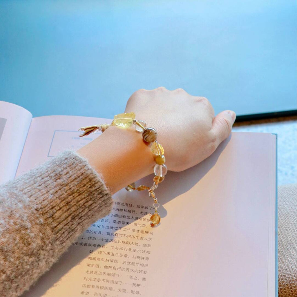 Autumn Dew Beaded Bracelet,Lumivault.