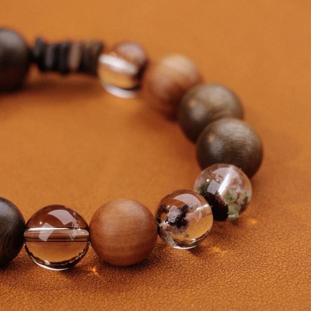 Wood Whisper Beaded Bracelet,Lumivault.