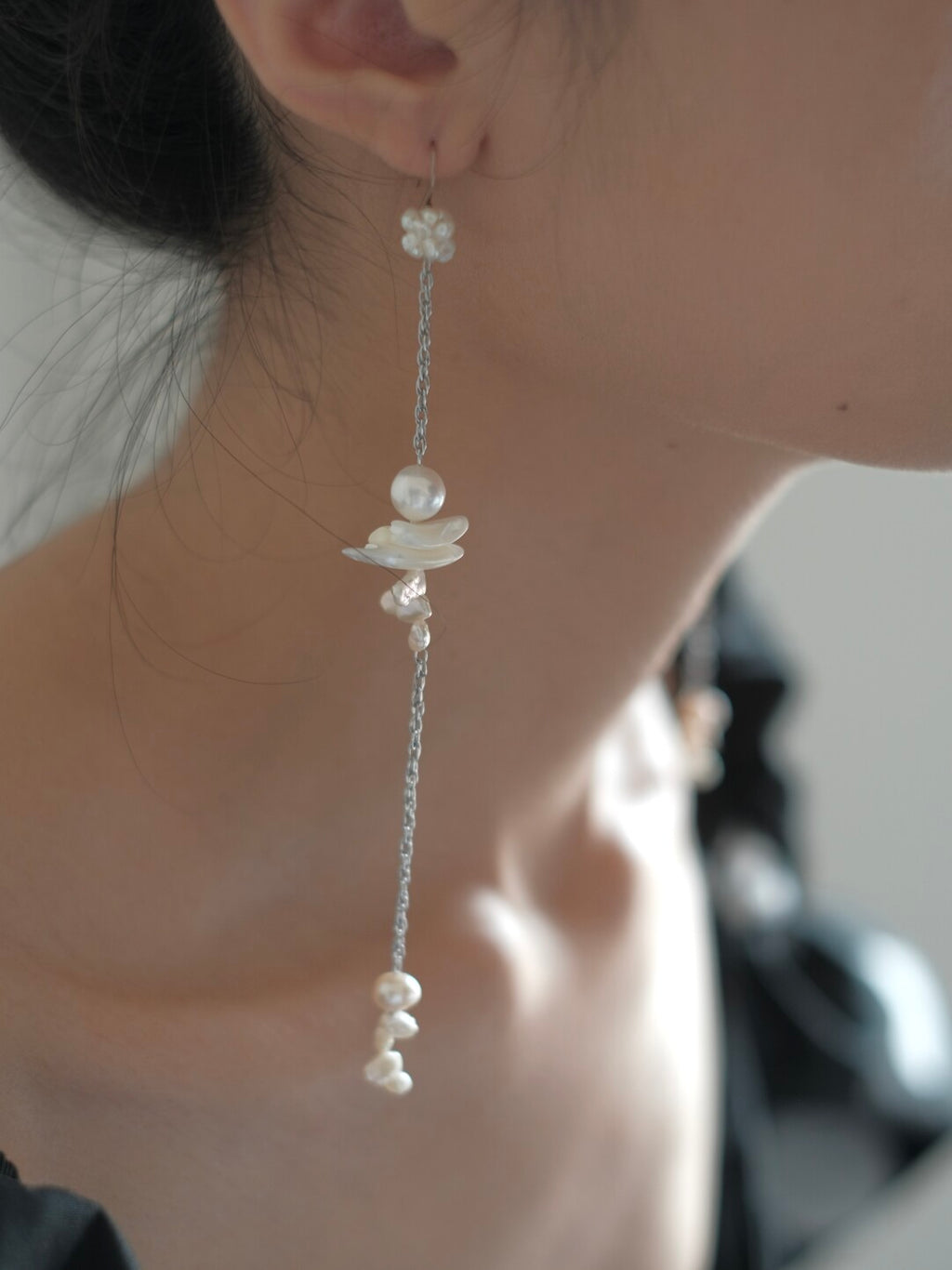 Floating World Long Earrings,Lumivault.