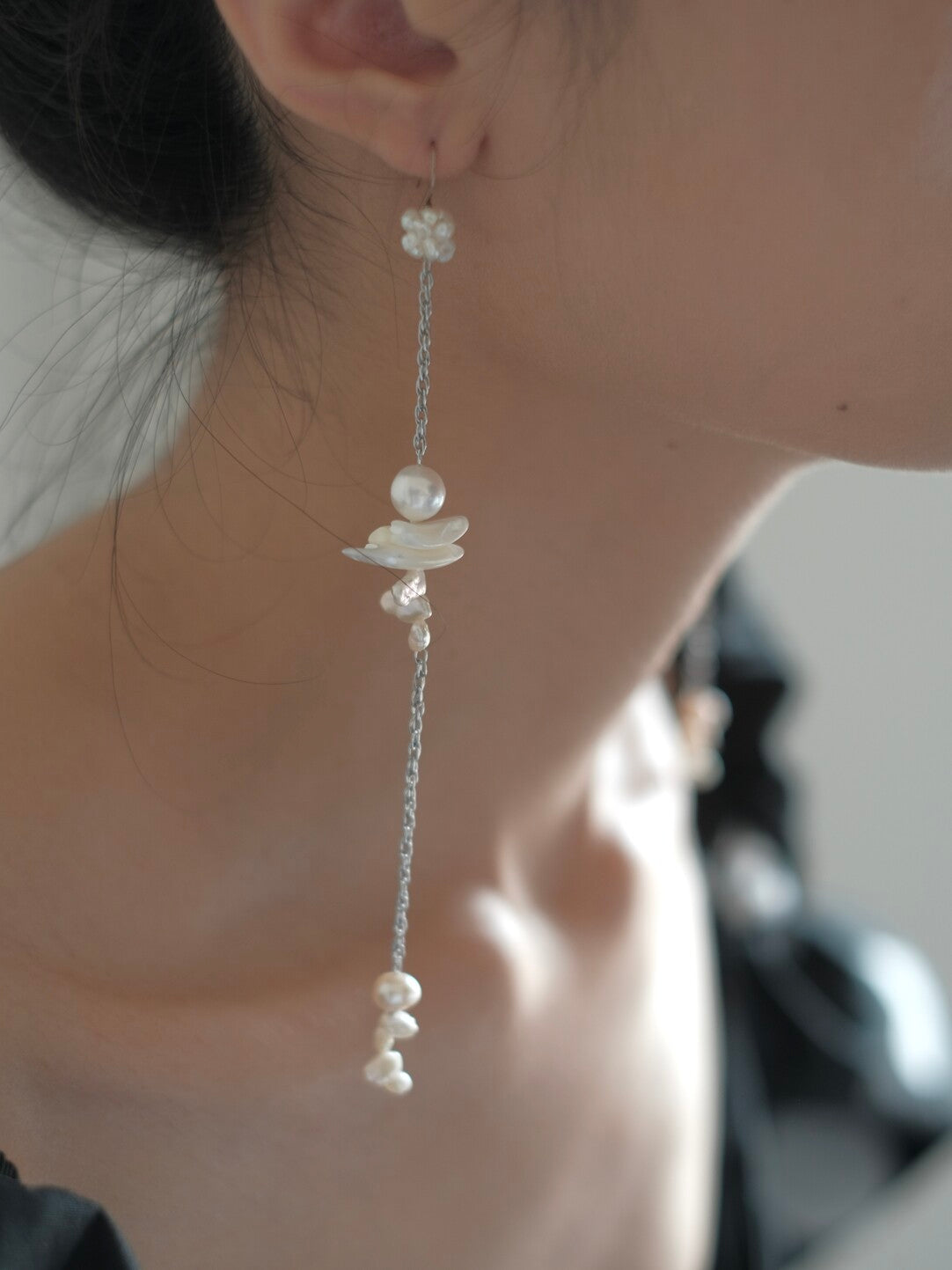 Floating World Long Earrings,Lumivault.