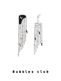 Chinese Zither Earrings,Studs,Lumivault.