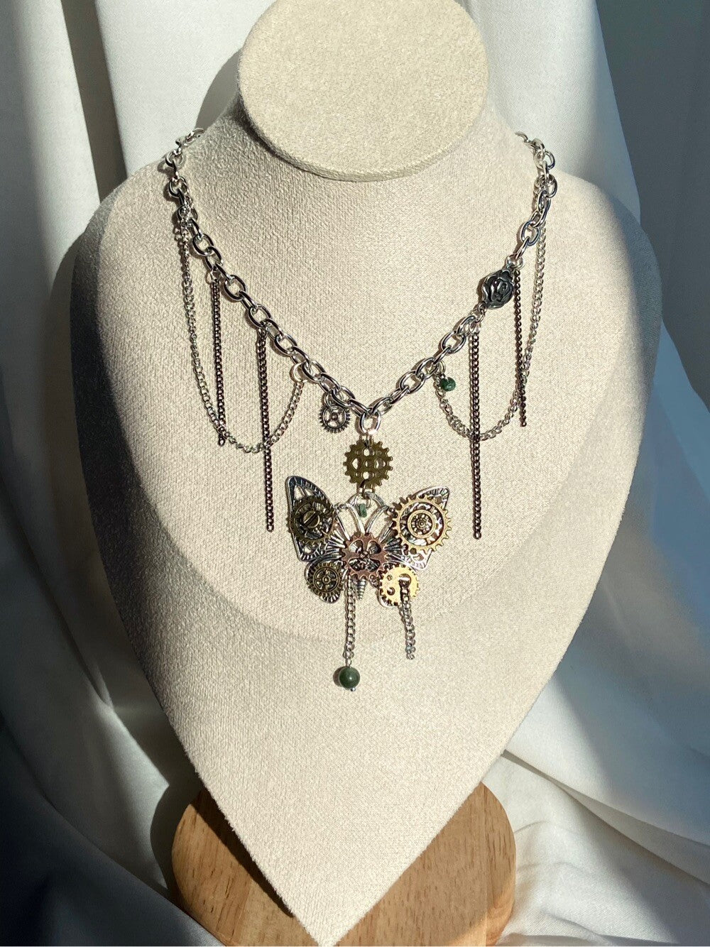 Mechanical Butterfly Necklace,Lumivault.