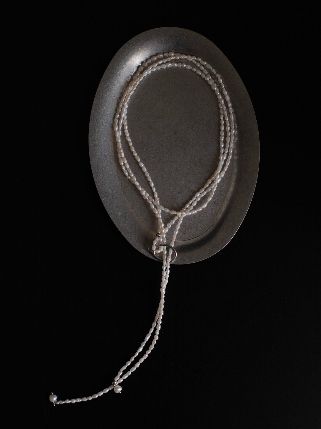 Ode to the Sea Multi‑Layer Keshi Pearl Fine Chain Necklace,Lumivault.