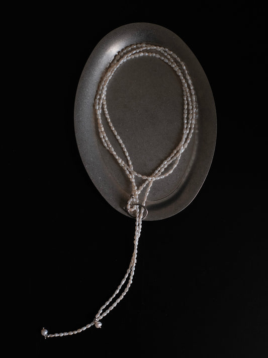 Ode to the Sea Multi‑Layer Keshi Pearl Fine Chain Necklace