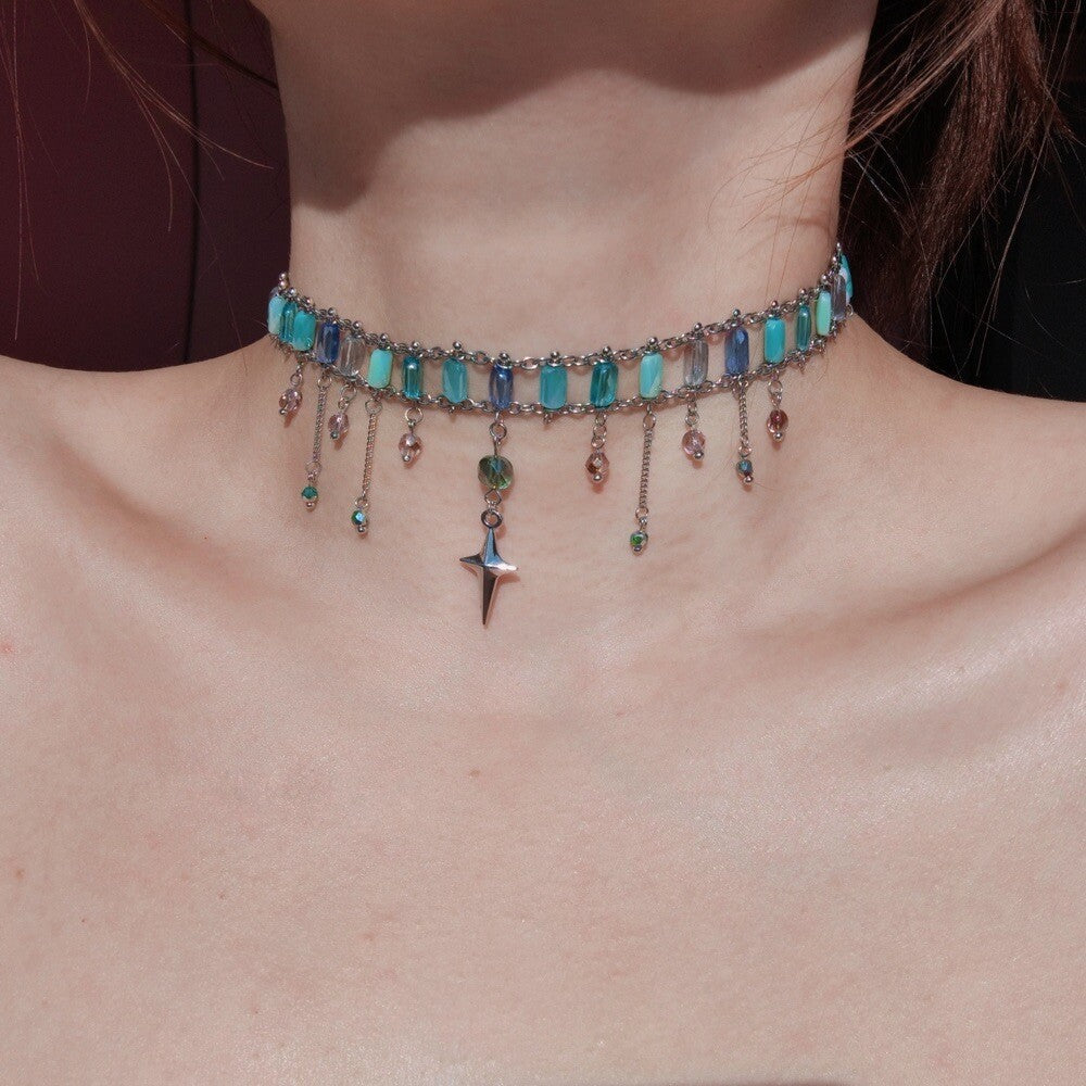 Star Tassel Choker,Lumivault.