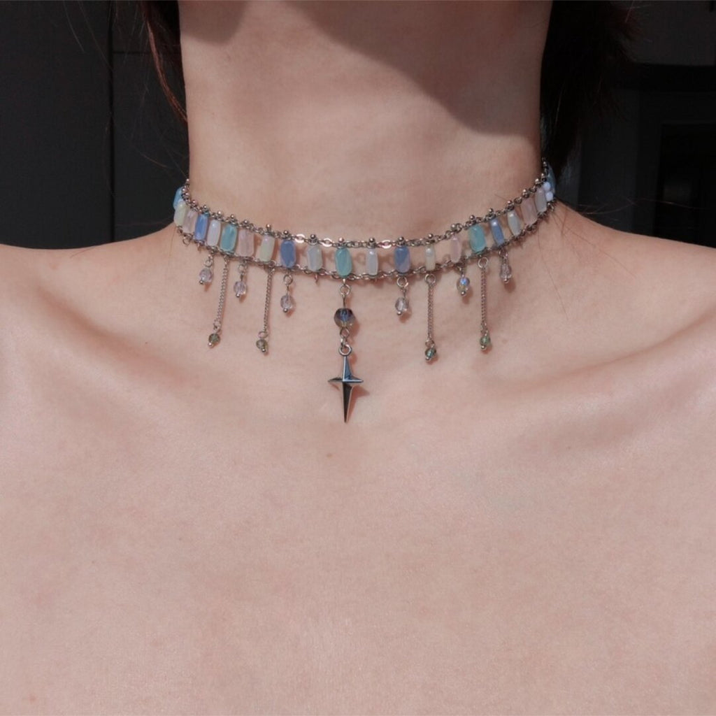 Star Tassel Choker,Lumivault.