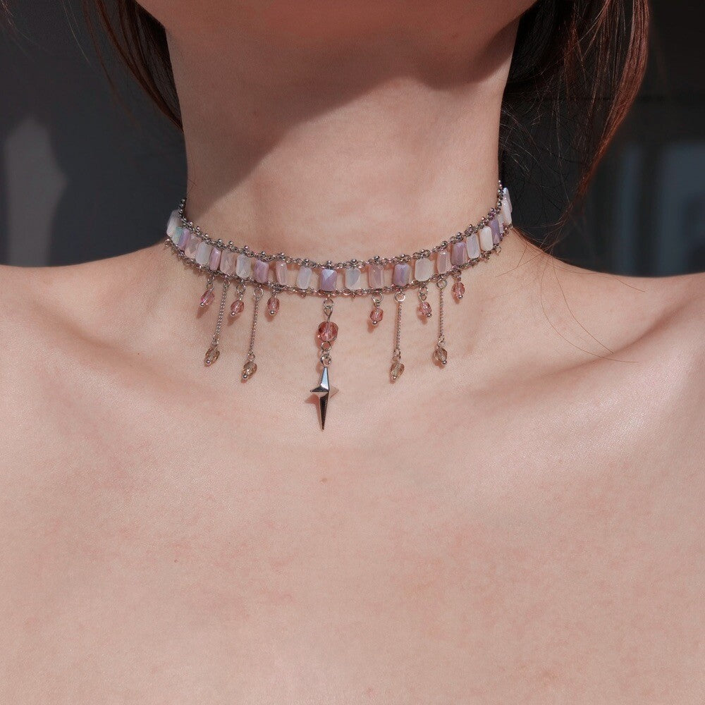 Star Tassel Choker,Lumivault.