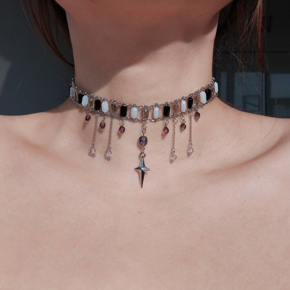 Star Tassel Choker,Lumivault.