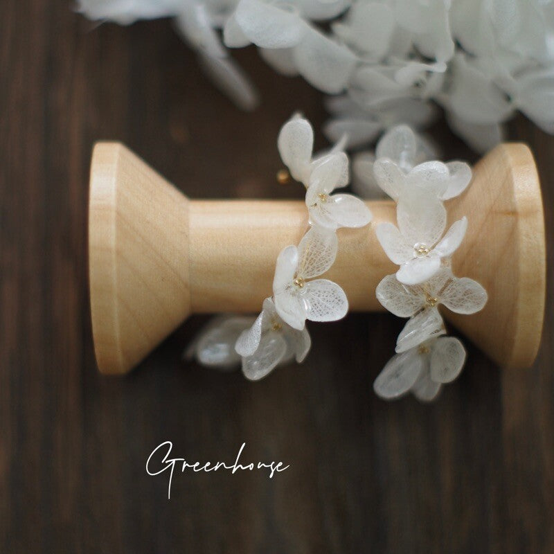 Hydrangea Earrings,Lumivault.