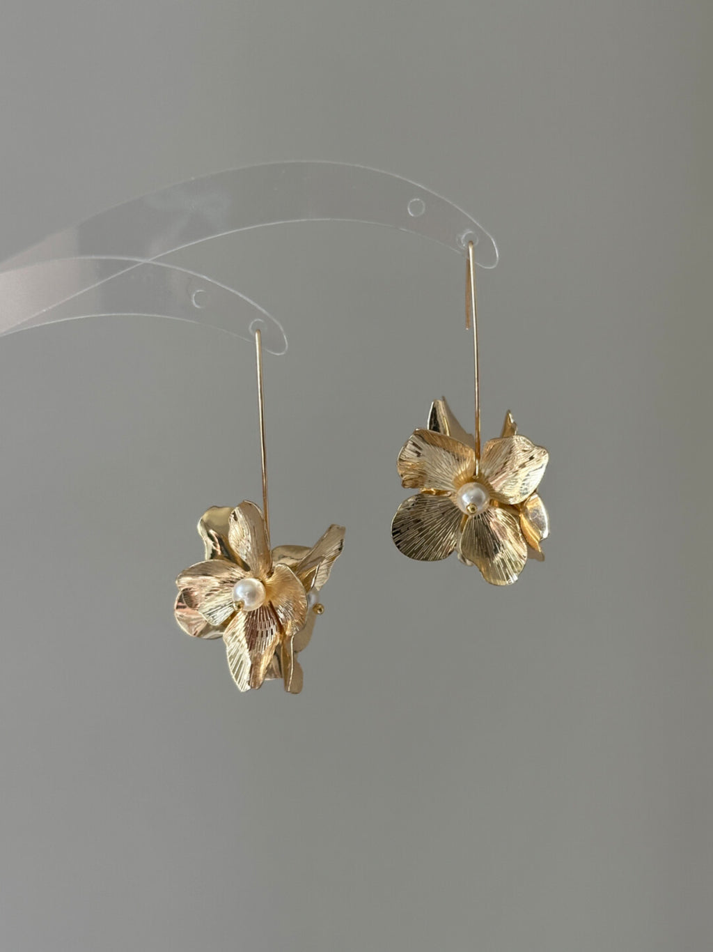 Original Endless Summer Flower Earrings,Hooks,Lumivault.
