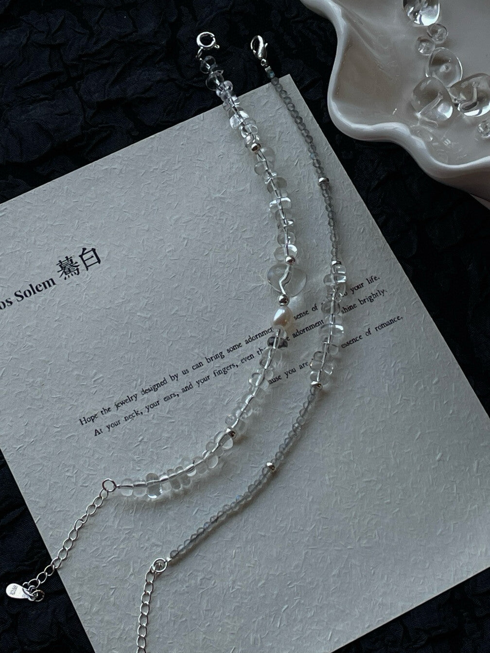 Cold Moon Crystal Bracelet,Lumivault.